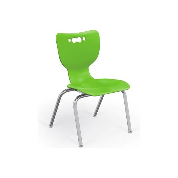 Balt Hierarchy 14" Plastic Classroom Chair - Set of 5 - Green